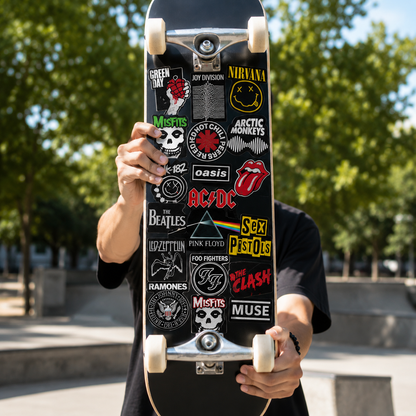 Classic Rock Band Sticker Pack